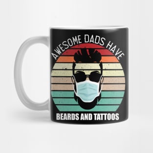 awesome dads have tattoos masks Mug